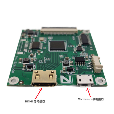 HDMI Round Touch Screen Display 2.8 Inch 480x480 40 PINS MIPI RGB Interface