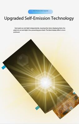5.48 Inch AMOLED Display Module with 1080x1920 Resolution and 500nit Brightness