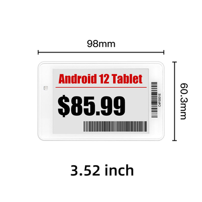 Epaper 3.52 インチ 電子棚価格タグディスプレイ パーソナライゼーションをサポート