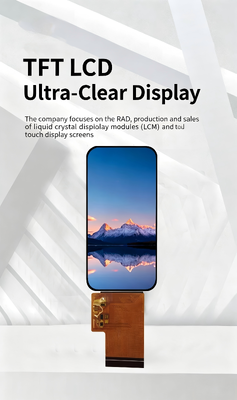 2.83" IPS TFT LCD Module with 400(RGB)*800 Resolution and RGB Interface for Touch Screen Display