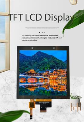 3.95インチ IPS TFT カラーディスプレイ 480*480 解像度 MIPI インターフェースと 400nit 亮度