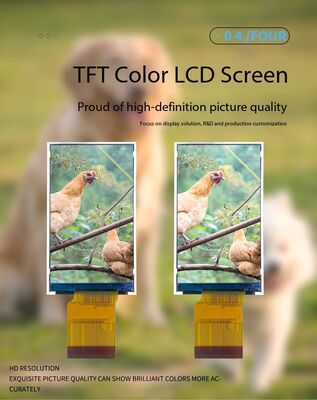 2.7インチ IPS TFT ディスプレイ 240x960 解像度と 260nit 明るさ RGB 8BIT インターフェース